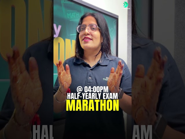 Class 11th Applied Maths: Half Yearly Exam Marathon At 4pm! 🚨🔥