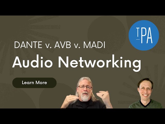 Best Audio Networking Protocol? ....Depends.