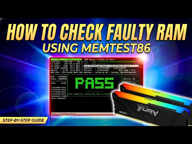 How To Check FAULTY RAM | MemTest86 Tutorial (100% Accurate Result)