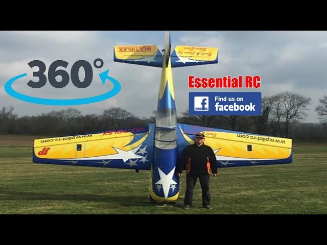 360 PANORAMIC ONBOARD 4K video: HUGE 55% SCALE YAK 54 (Steve Carr)