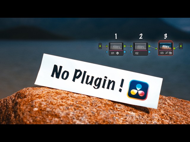 Color Grade the Easiest Way in DaVinci Resolve - No Plugin!