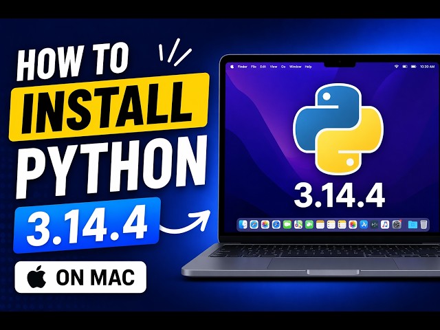 How to Install Python 3.14.4 on Mac !! Latest Version