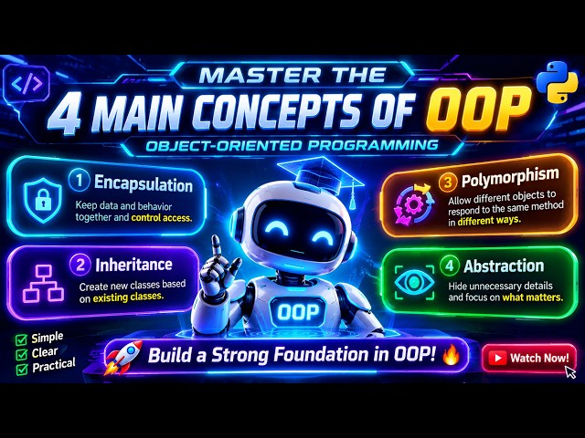 The 4 Main concepts of OOP