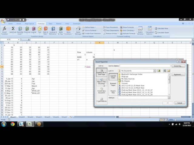 Excel Formula Training Lookup and References