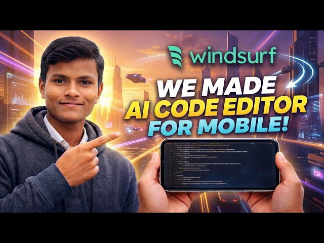Lovable windsurf cursor ai like code editor now on mobile