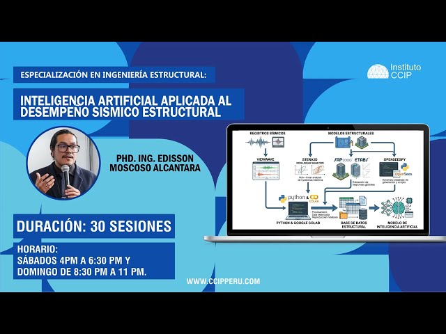 📌FULL SYLLABUS: Specialization in Artificial Intelligence Applied to Structural Seismic Performance