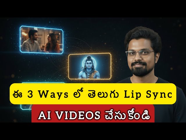 Top 3 Ways to Create Telugu Lip Sync AI Videos for FREE