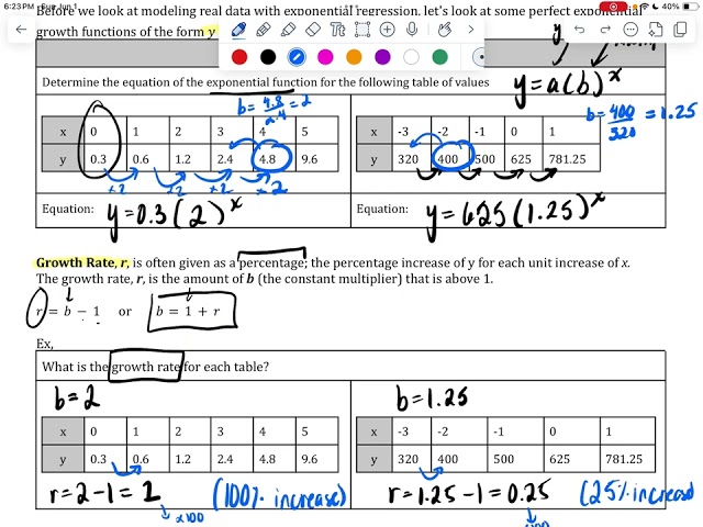 Math 12- 7.3 perfect exponential functions