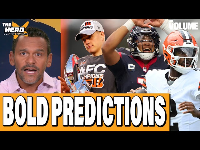 BOLDEST NFL Predictions: Joe Burrow MVP, Texans Super Bowl, Browns, Titans, 49ers, Packers | HERD