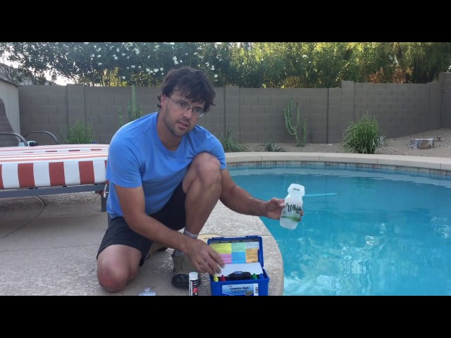 How to test your pool water the right way