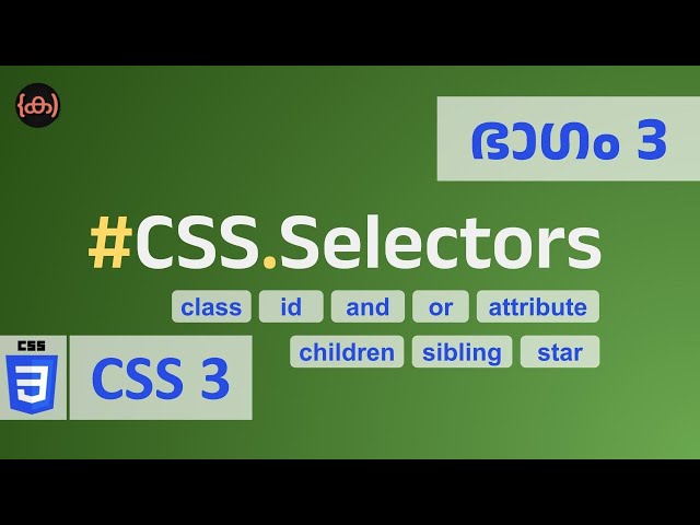 #3 | CSS | Selectors | Code Malayalam