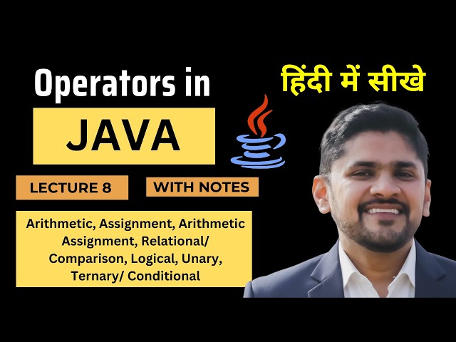 Operators in Java with examples (Hindi) | Java Tutorial for Beginners | Amit Thinks
