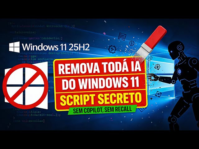 Script REMOVES all AI from Windows 11: Goodbye Copilot, Recall, and AI agents!