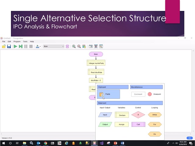 CIS-119 Selection (Decision) Structures