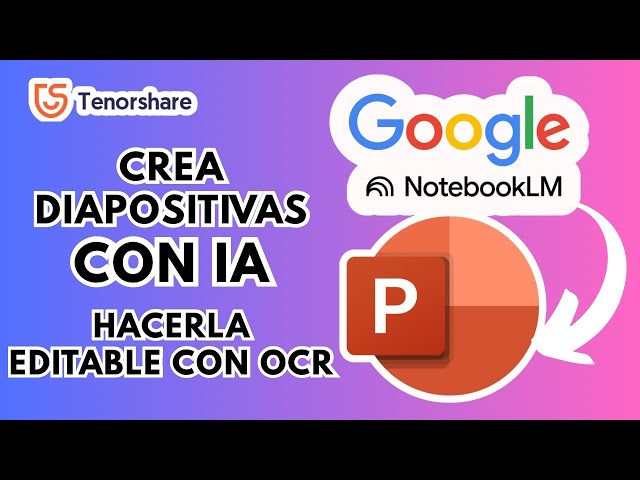 Cómo Crear PRESENTACIONES en NotebookLM y Hacerlas EDITABLES con OCR | Diapositivas con IA