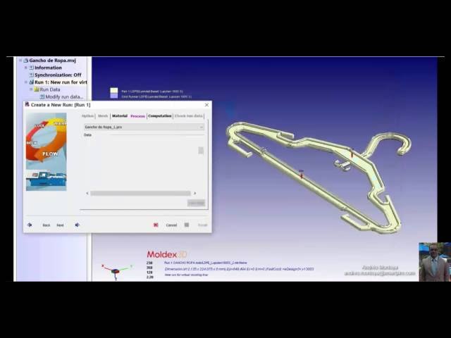 Moldex3D® - Correr una simulación rápida