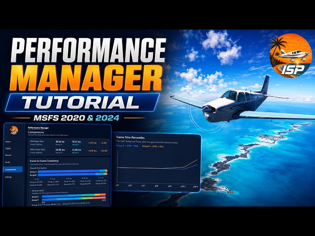 IslandSimPilot Performance Manager Tutorial | Complete MSFS 2020 & 2024 Walkthrough