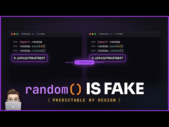 Why random.random() Isn't Random (Python & Swift 2026)