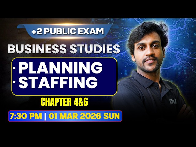 Plus Two Business Studies | Business Environment | Planning | Chapters 3&4 | Exam Winner