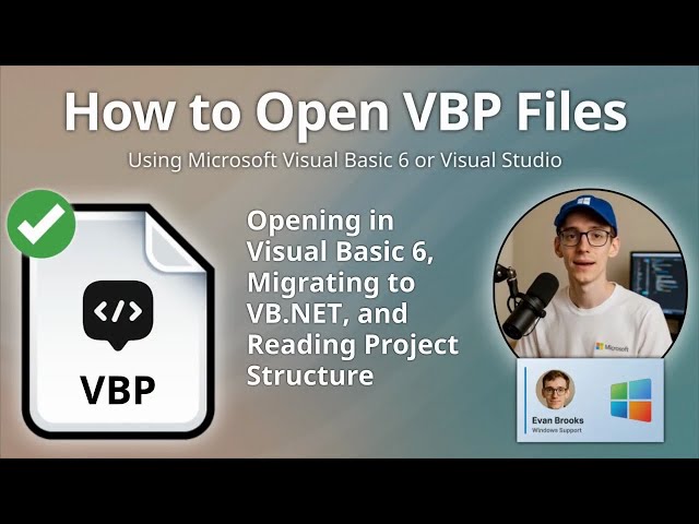 VBP File Format: Open Visual Basic 6 Projects