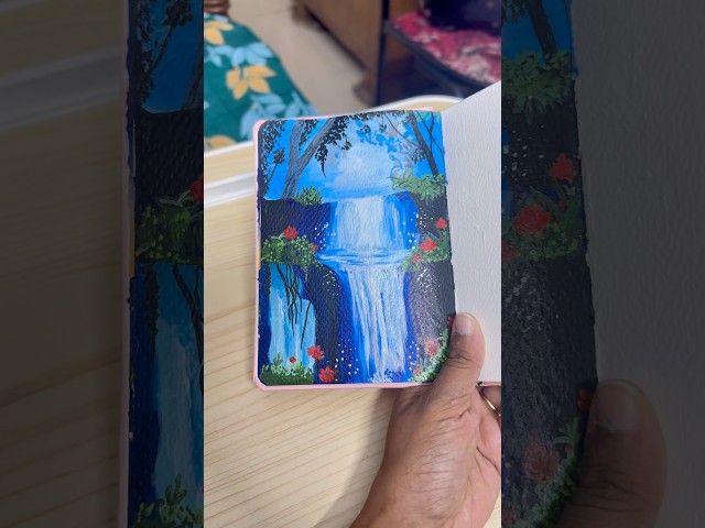 Easy painting ideas🎨||Sketch Book painting for Beginners||#shorts #shortsfeed
