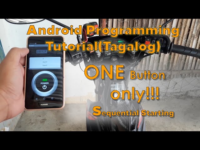 One Button App | Android App tutorial (tagalog) - Sequential Starting