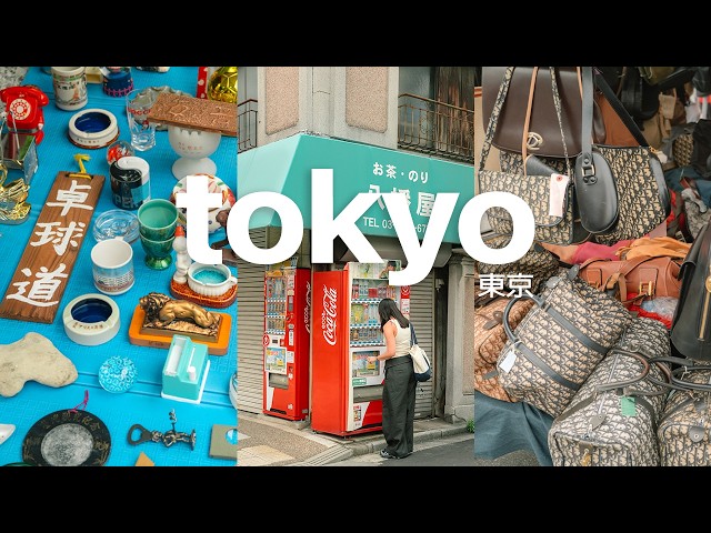tokyo shopping guide to thrifting, flea markets & coffee