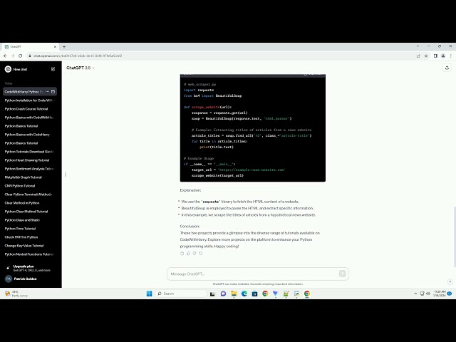 code with harry python projects