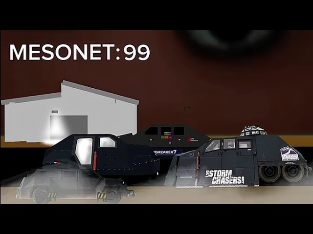 Intercept vehicles vs mutant tornado (credit to RBLXbaconvortex) #fypシ #tornado
