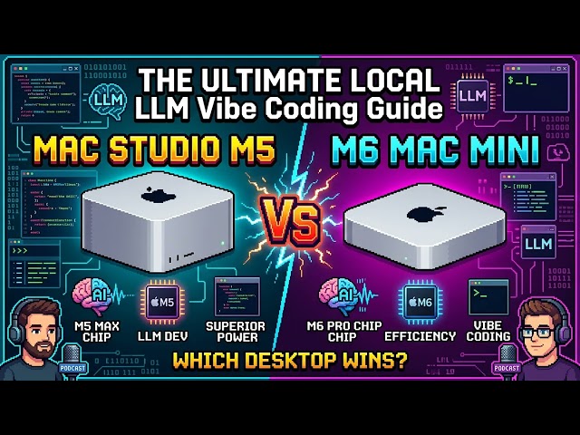 Mac Studio M5 vs M6 Mac Mini: The Ultimate Local LLM Vibe Coding Guide
