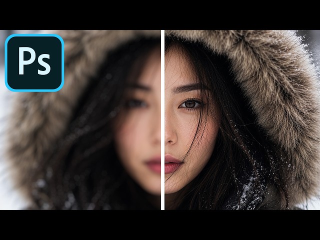 How to Fix Blurry Photos in Photoshop 2026  |  Upscale & Unblur