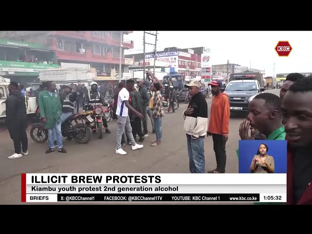 Kiambu youth protest second-generation alcohol after young man’s alleged death