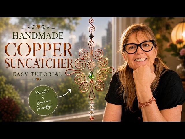 DIY Copper Wire Suncatcher ✨ Easy Beginner Tutorial That Looks Expensive!
