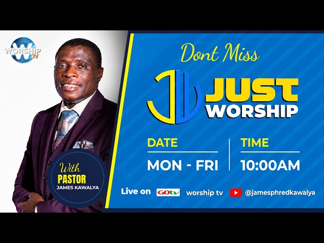 The Daniel's Code 3 || Just Worship  || Live on Worship Tv ||   Pr James Kawalya