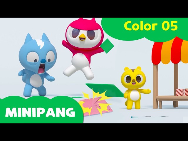MiniPang Color Play | Colorful Balloons🎈 | Changing Colors After Eating Popcorn!