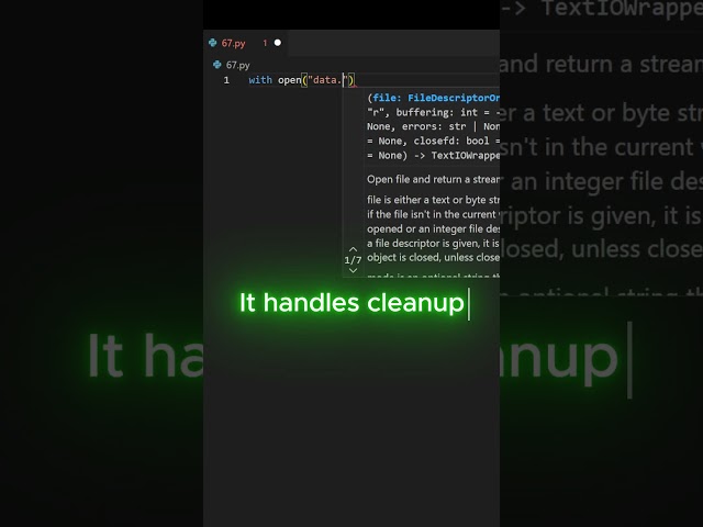 Junior vs Senior: Python File Handling 💀 #python #cleancode #datascience