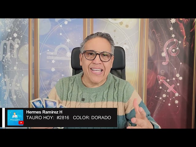 TAURO Hoy: ¡DIOS MÍO! Sientes una presencia junto a tu cama… sabes quién es. #2816 COLOR: DORADO
