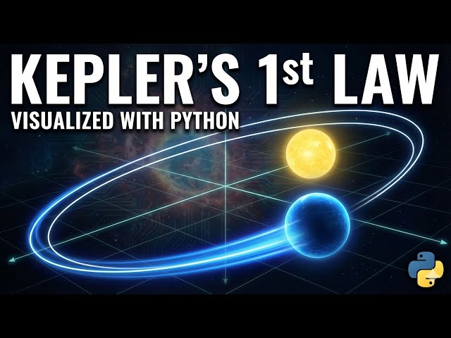 Kepler’s 1st Law Visualized | Physics Animation. **It is exaggerated for educational purposes.**