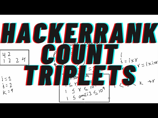 Count Triplets | Interview Preparation | Hackerrank | Java