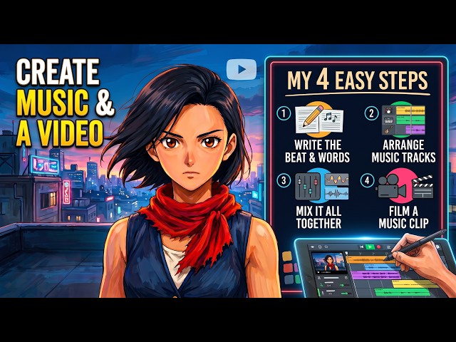 How to Make a Music Video & Original Song | Full Process + Tutorial