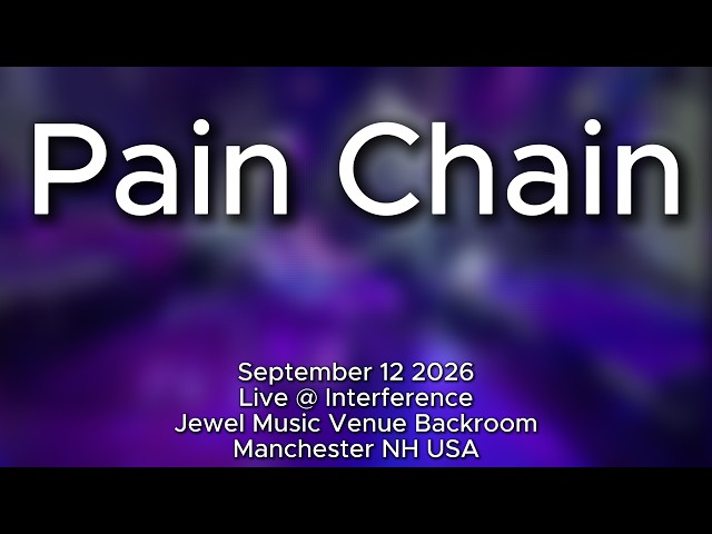 pain chain @ interference on september 12 2026 #NHNoiseClips