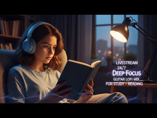 Livestream 247 : Chill Guitar Lofi Beats to Stay Productive — Guitar Flow Lofi Drift