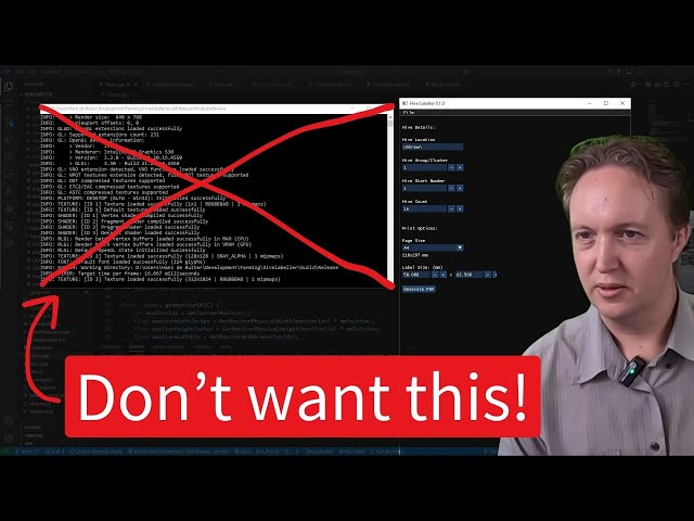 Raylib: Hide the Console Window on Windows Release Builds