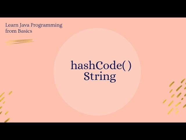 String hashCode( ) method in Java