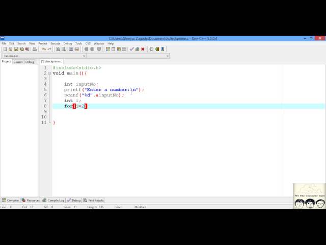 C Practical and Assignment Programs-Check Prime