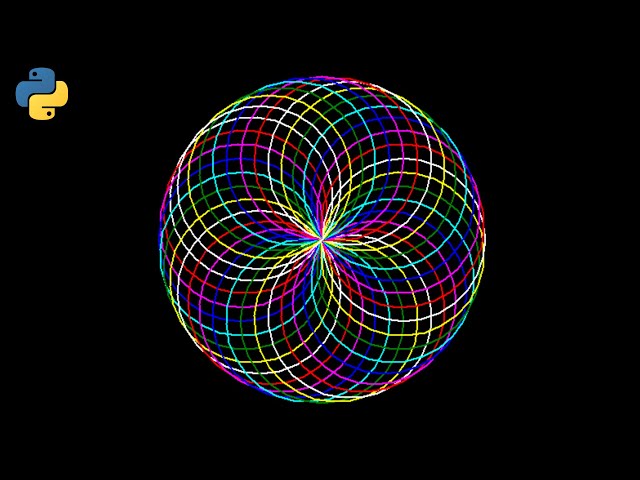 Python Turtle - Circle Spirograph Tutorial