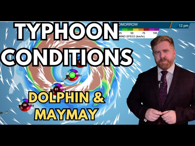 Maymay hits the Philippines and Typhoon Dolphin nears Japan