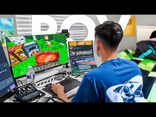 POV: Day in The Life of a Minecraft YouTuber