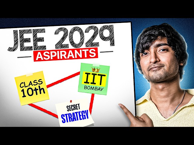 MUST Watch for Class 10th Students! #iitjee