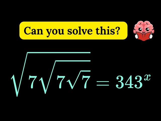 A beautiful math Problem | Step-by-step solution 